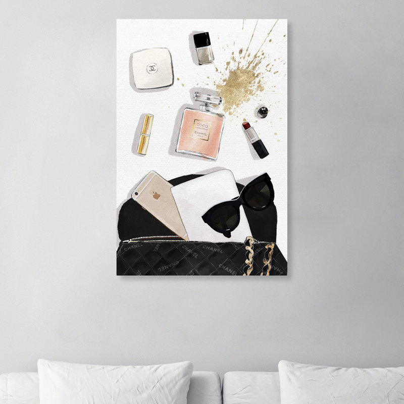 Sac de minuit - impression sur toile, H 54 po x l 36 po, Toile tendue