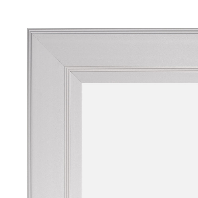 Cadre photo simple en métal, Argent, 24 po x 36 po