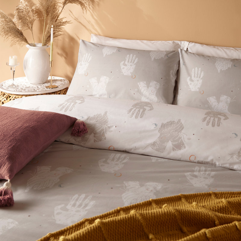 No Pattern Duvet Cover Set with Pillowcases, King Duvet Cover + 2 Standard Pillowcases