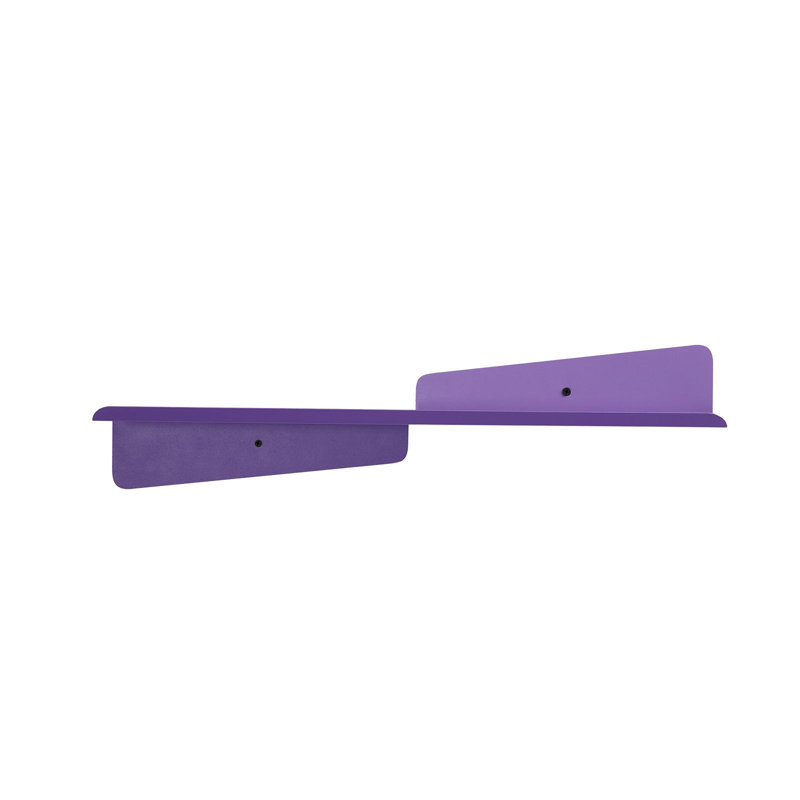 Decorative Metal Wall Shelf, Purple