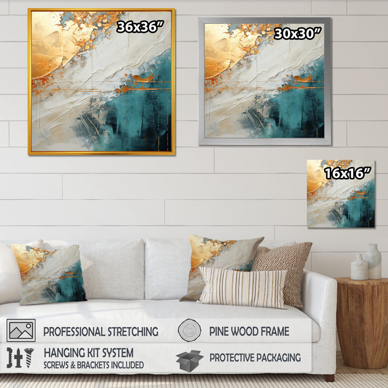Minimalisme méditation - reproduction sur toile, Toile tendue, 30" H x 30" W