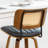 Valerie Wooden Rattan Faux Leather Bar Stools-1305828061-1305828056