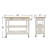 Kitchen Island & Kitchen Cart, Rubber Wood Top, Mobile Kitchen Island With Two Lockable Wheels, Simple Design For Easy Storing And Fetching, Two Drawers Give Unique Storage
