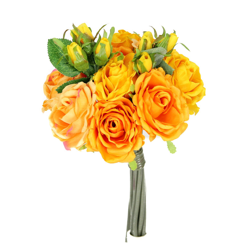 Arrangement floral rose, Mélange apricot