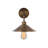 Industrial Wall Lamp, Vintage Copper Finish, 9.4 x 14.2 x 9.8 inches | Metal Body, E27 Socket (Max 40W) | IP20 Rated, Perfect for Modern & Novelty Decor | Stylish Lighting for Living Room, Bedroom, or Office Spaces