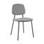 Chaise d'appoint en gris clair