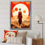 Geisha japonaise pleine lune-827059366-827059360