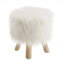 Solid + Manufactured Wood Accent Stool