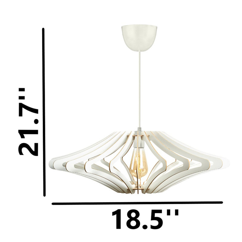 Lustre cylindrique unique à 1 lumière Jimika