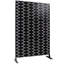 Écran d'intimité extérieur et intérieur en métal H 76 po x l 48 po, écran d'intimité décoratif autoportant pour terrasse de balcon, panneaux de clôture d'intimité pour jardin extérieur PS112 NOIR-1099857853