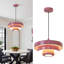 Luminaire suspendu Mid-Century 13,8 pouces, rose