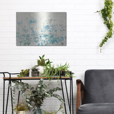  «Translucent Garden Blue» par Danhui Nai, art mural en métal