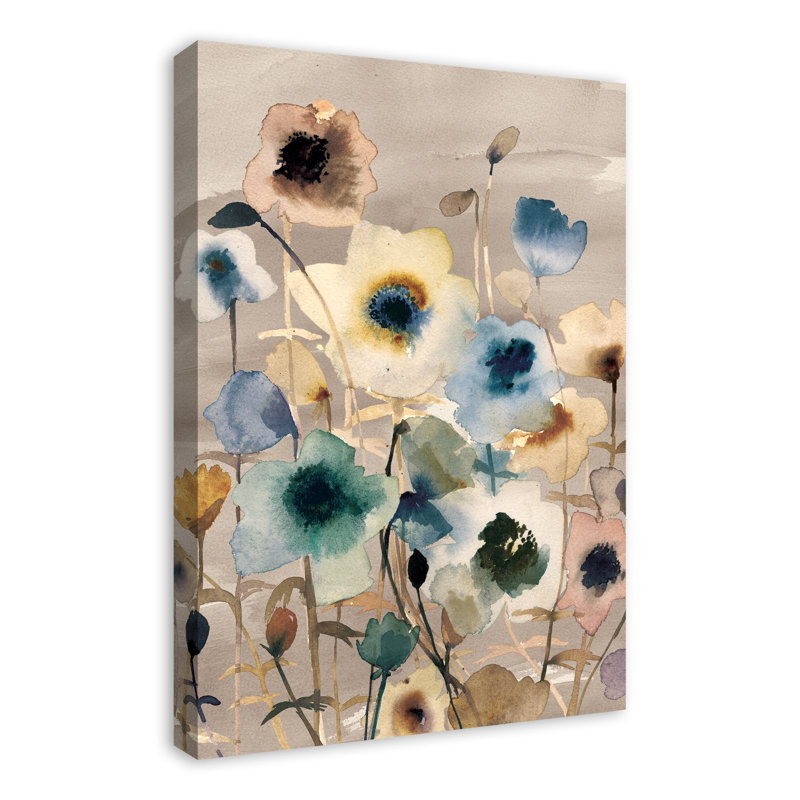 Organic Floral Mute - peinture sur toile tendue