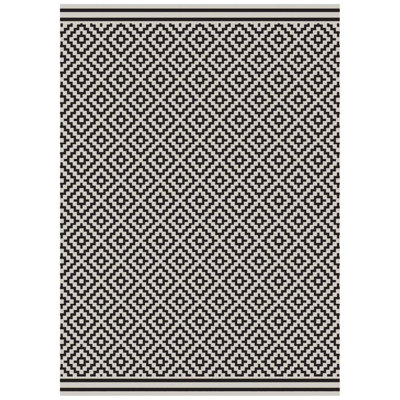Lisinski Geometric Flokati Indoor / Outdoor Area Rug