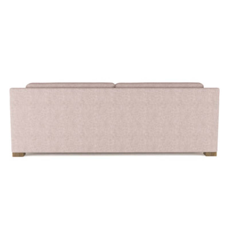 Mercer Track-Arm Loveseat, Weathered, Plush Velvet Blush, 33.5" H x 72" W x 39" D