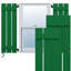 Volets en composite à deux planches espacées de 11 1/4 po x H 57 po vert viridien EnduraCore (par paire - quincaillerie non incluse)-134557175