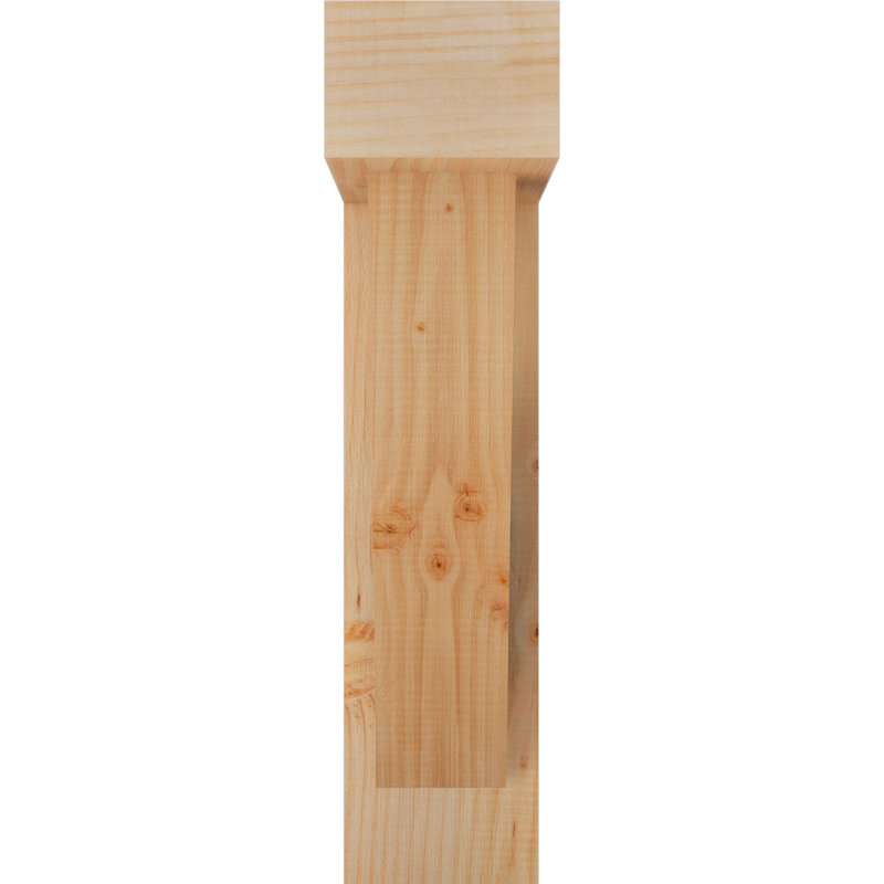 Support de bloc traditionnel avec entretoise décalée, 26 x 18, Sapin Douglas de l 6 po (scié brut)