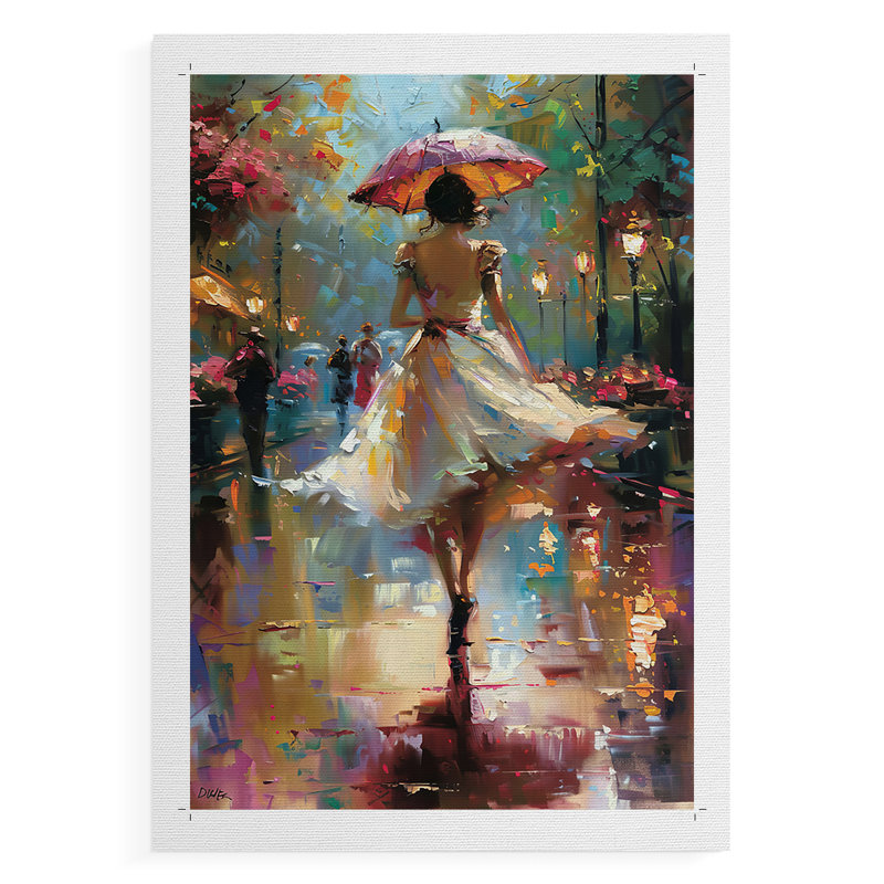 Série DCCDXI de WOMEN - impression sur toile de qualité supérieure seulement - non encadrée - prête à être accrochée