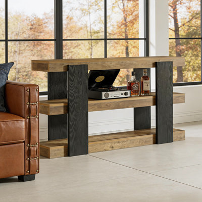 Versatile Side Table,Console Table,3-Tier Sofa Table,Entryway Table