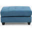 Repose-pieds élégant bleu marine contemporain-1000408851