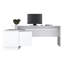 Bureau en L Farrell, bureau, blanc
