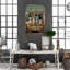 Kouki, chats et jardin sur toile, impression-1939234768