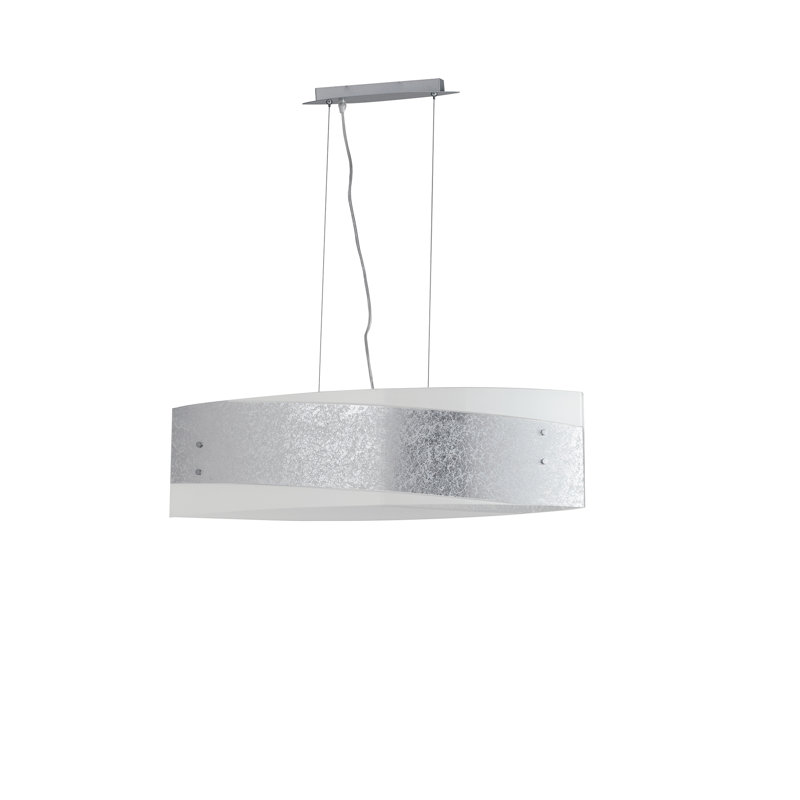 Bianka 4 - Light Drum Pendant, Silver
