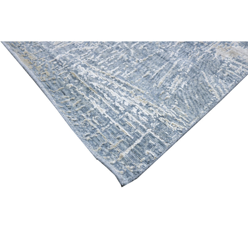 Camouflage Area Rug in Blue, Rectangle 2' x 3'