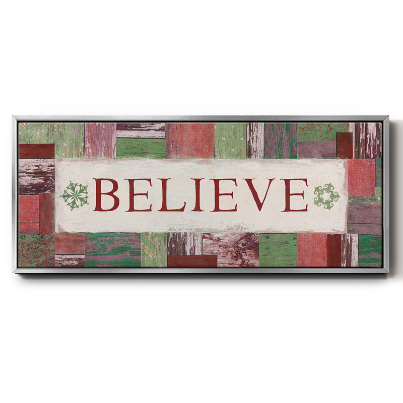 Believe - toile encadrée