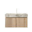 Armoire de rangement flottante en chêne blanc 30 pouces gris clair-898286370-898286381-898286383
