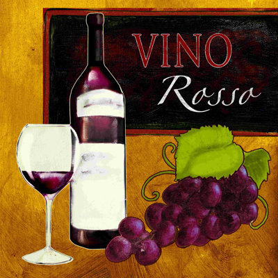 «Italian Red Wine 2», impression sur toile tendue