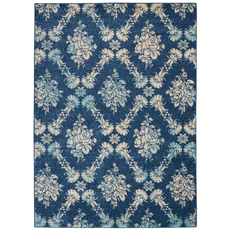 Merced Floral Indoor Rug, Rectangle 6' x 9'