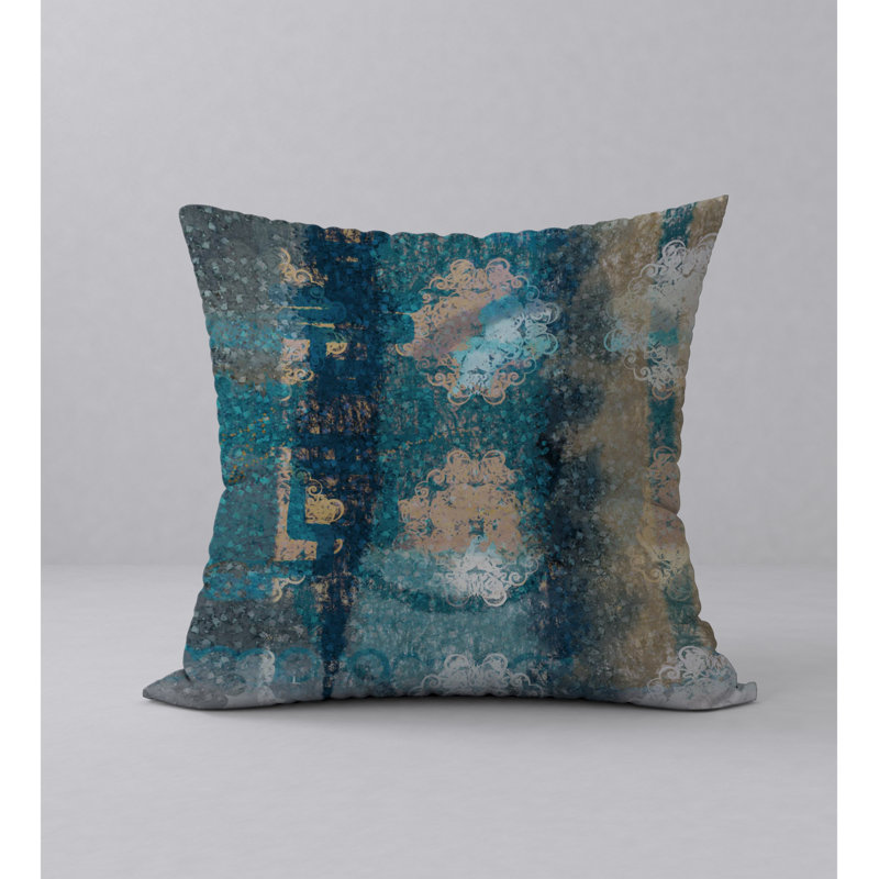 Housse de coussin décorative carrée exaltation, 20 po x 20 po