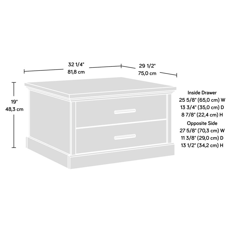 Table basse brune avec tiroir pleine extension et tablette ouverte pour un rangement organisé, utilisation multifonctionnelle dans diverses pièces, compacte avec de grandes photos, conception, structure, dimensions