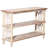 Rustic Wooden Console Table - 3 Tier, Gothic Details, 47.24" Long Entryway/Hallway Table | Gift Idea