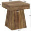 Table de chevet étroite, table basse, table basse carrée