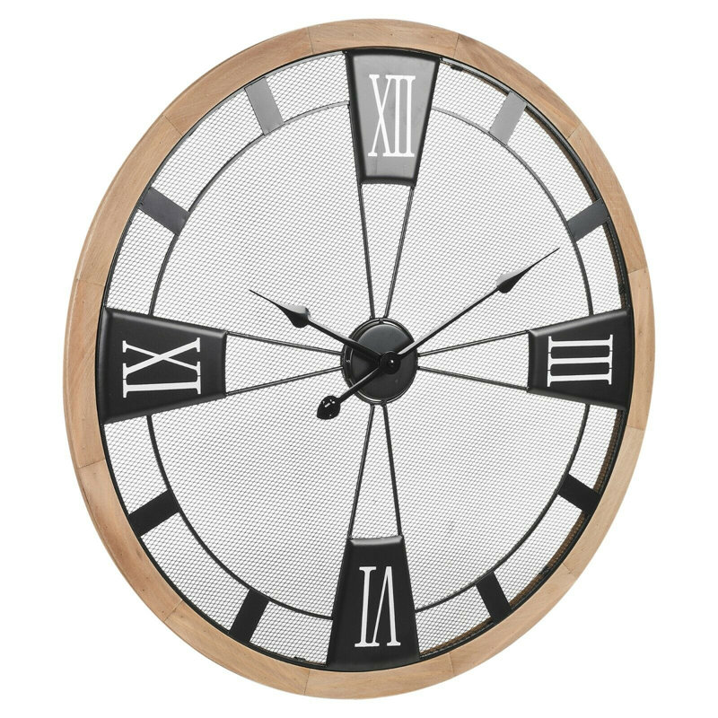 Mcelhaney Wood Wall Clock