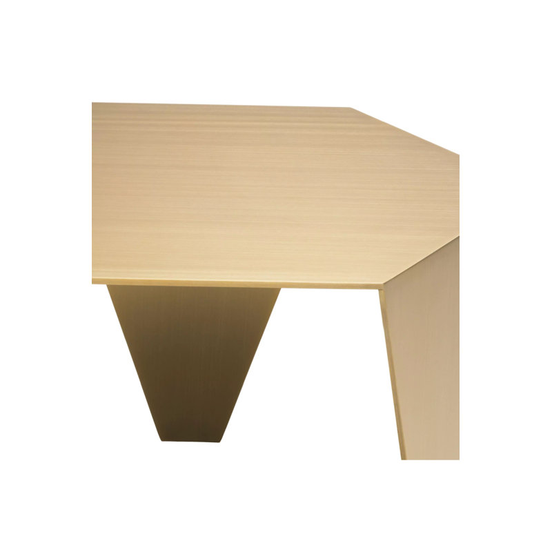 Metro End Table, Gold
