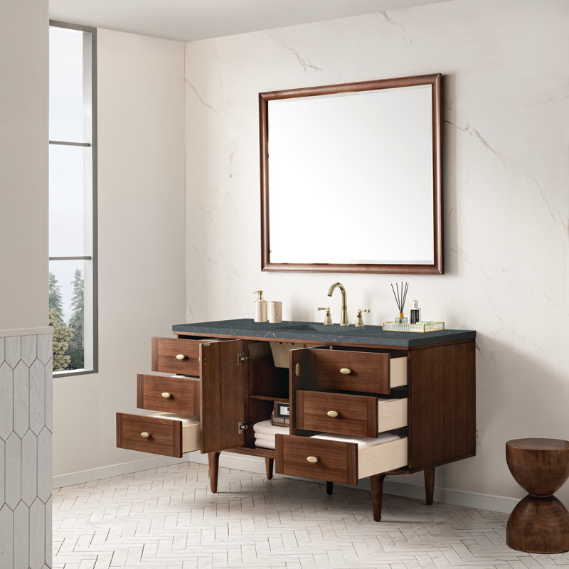 Amberly 60'' W Single Vanity, Siberian