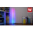 58'' Black LED Column Floor Lamp