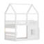 Playful House Bed Frame Equipped with Glow-Feature Shelves-145091277