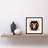 Tribal Pattern Abstract Badger Face - Single Picture Frame Print