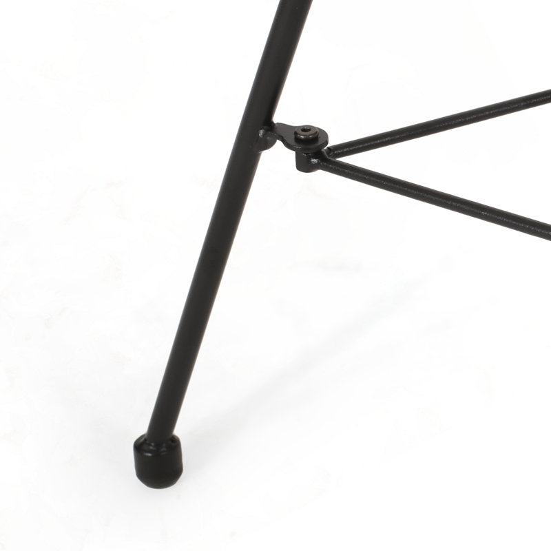 Table d'appoint d'extérieur pour patio, Noir