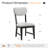Upholstered Solid Wood Dining Chair-1290757757