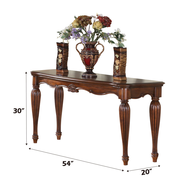 Table de canapé rectangulaire en cerisier Archaimbaud