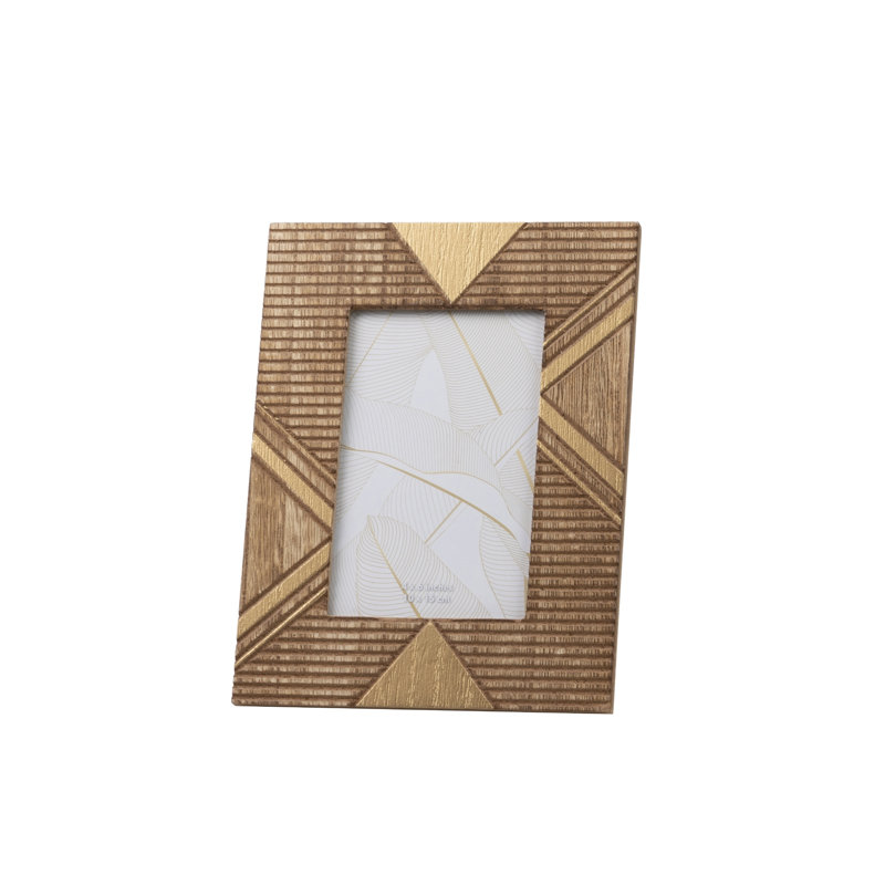 Bonfield Brown and Gold Single Picture Frame, 10 x 15 cm