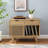 Modway Render Mid-Century Modern 37" Vinyl Record Display Stand with Drawers-1105203138
