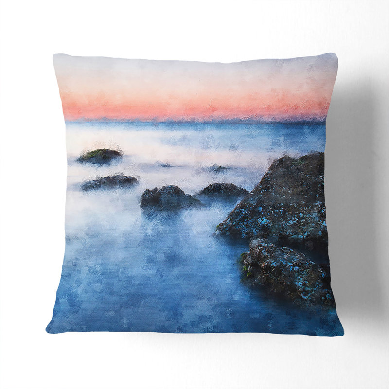 Square Cushion, 55cm H x 55cm W x 20cm D, White