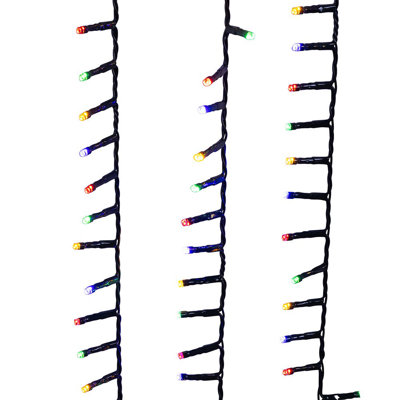 Kurt Adler 49,2 pieds 600 lumières bicolores 5MM DEL avec fil vert