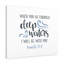 I Will Be You Isaiah 43:2 - Wrapped Canvas Print-1640115357